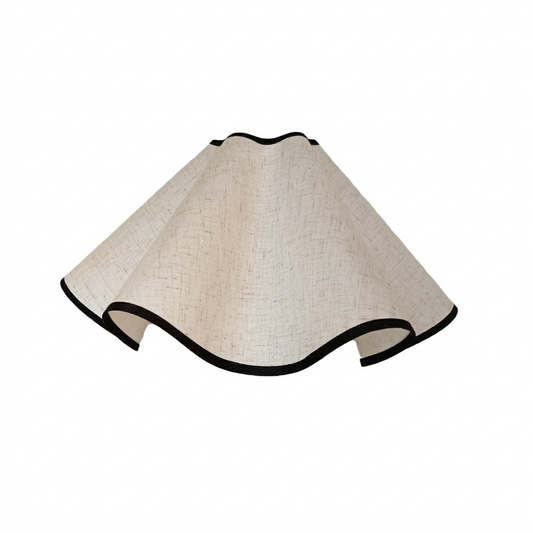 Abat-jour Bagatelle en lin compatible E27 et E14 disponible en 2 tailles
