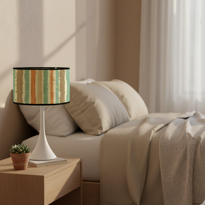 Abat-jour Rivoli sur lampe de chevet dans une chambre claire