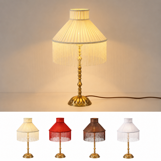 Abat-jour Rochechouart sur lampe de table avec variantes de couleurs
