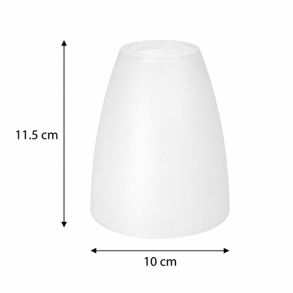 Dimensions des abat-jours Alésia diamètre 10 cm et hauteur 11,5 cm